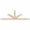 Ekena Millwork Richland Smooth Timber Gable Bracket, Douglas Fir, 72"W x 33"H x 1 1/2"D x 3 1/2"F, 11/12 Pitch GBW072X33X0204RIC00SDF - alternate 4